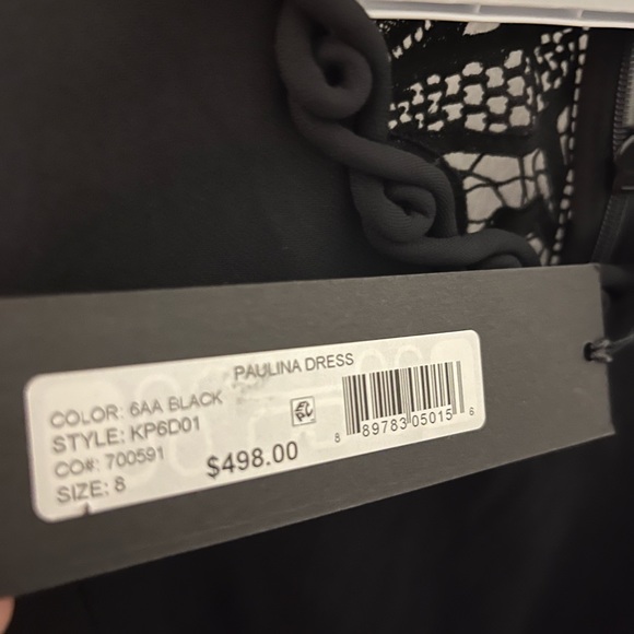 NWT Kobi Halperin Lace Back Dress - Picture 3 of 10